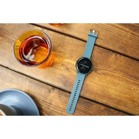 Умные часы с встроенным GPS Garmin VIVOACTIVE 3 MUSIC синий гранит - Фото 5