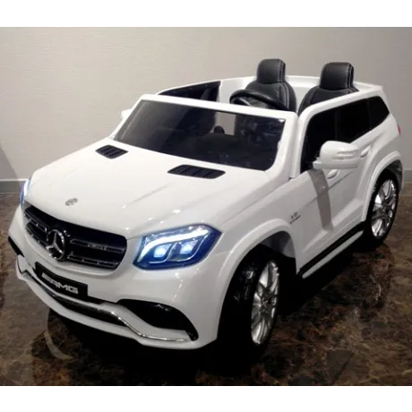 Детский электромобиль ToyLand Mercedes-Benz GLS63 AMG белый - Фото 9