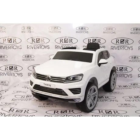 Электромобиль RiverToys VOLKSWAGEN TOUAREG White - Фото 20
