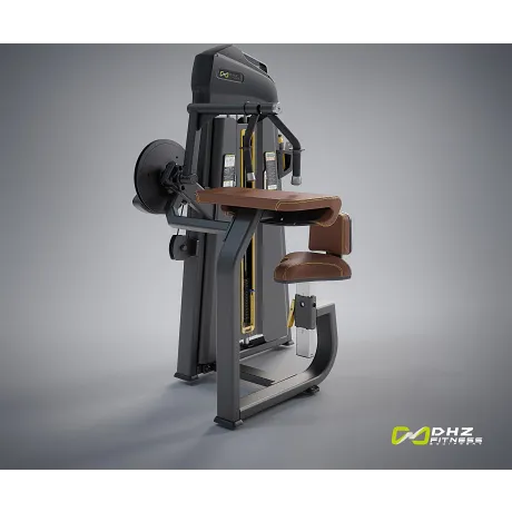 Трицепс-машина сидя. Прямая парта DHZ Seated Tricep - Flat Стек 64 кг E-1027В - Фото 2