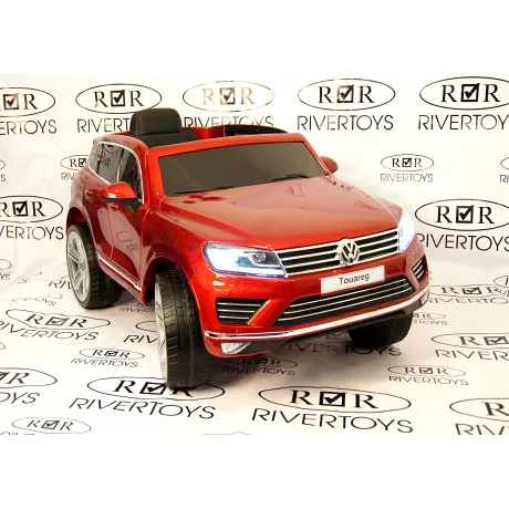 Электромобиль RiverToys VOLKSWAGEN TOUAREG Cherry - Фото 11
