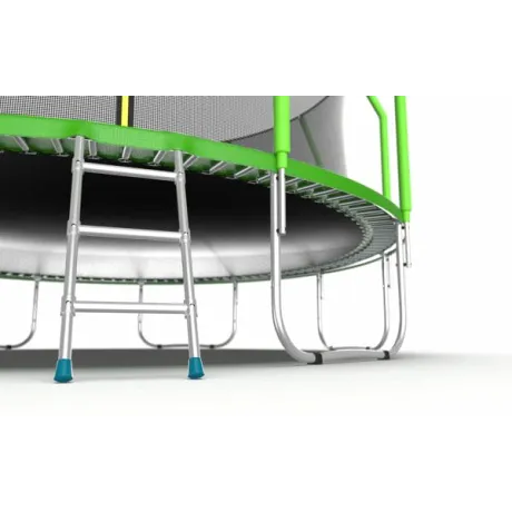 Батут с внутренней сеткой и лестницей EVO JUMP Cosmo 16ft (Green) - Фото 5
