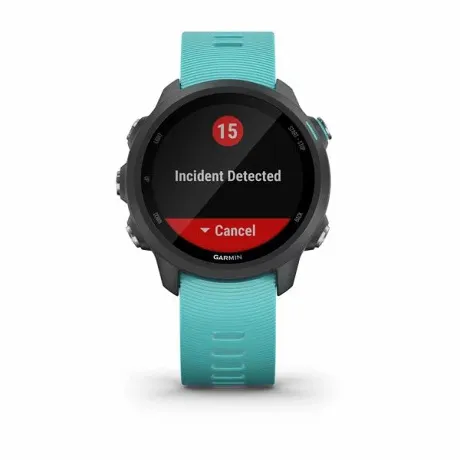 Смарт-часы с GPS Garmin FORERUNNER 245 Music черный с бирюзовым ремешком - Фото 9