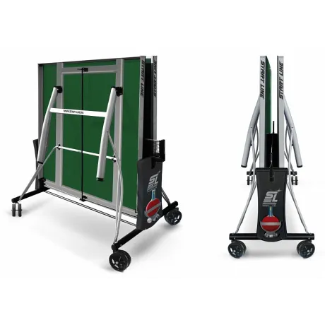 Теннисный стол Start Line Top Expert Outdoor зеленый (с сеткой) - Фото 4