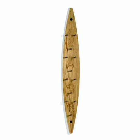 Настенный набор гантелей NOHrD Swing Board вишня 40 кг - Фото 5