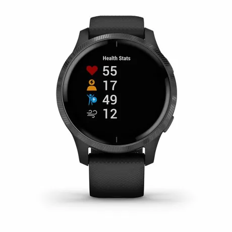 Смарт-часы с GPS Garmin VENU черные с серым безелем - Фото 6