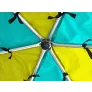Батут Optifit Like Green 10ft с зелено-желтой крышей - Фото 3