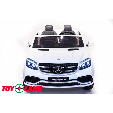 Детский электромобиль ToyLand Mercedes-Benz GLS63 AMG белый - Фото 3