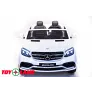 Детский электромобиль ToyLand Mercedes-Benz GLS63 AMG белый - Фото 3
