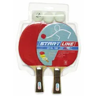 Набор START LINE: 2 Ракетки Level 100, 3 Мяча Club Select, упаковка блистер