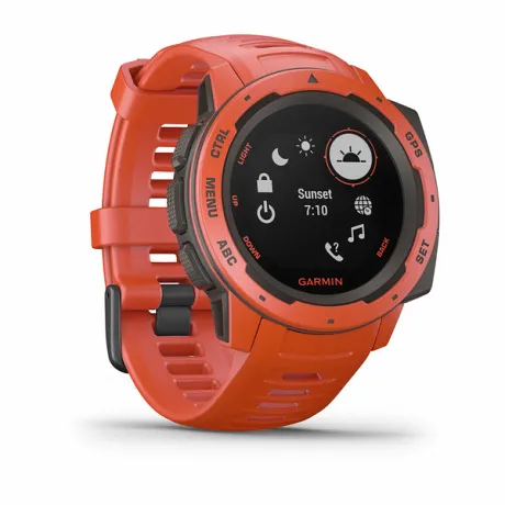 Прочные GPS-часы Garmin INSTINCT Flame Red - Фото 8