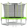 Батут Atlas Sport 252 см (8ft) с внутренней сеткой и лестницей GREEN - Фото 2