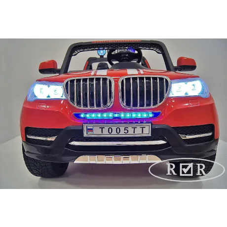 Электромобиль RiverToys BMW T005TT красный - Фото 5