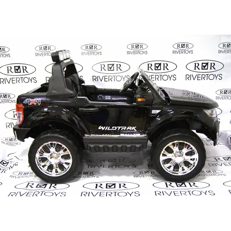 Электромобиль RiverToys NEW FORD RANGER 4WD (черный глянцевый) - Фото 8