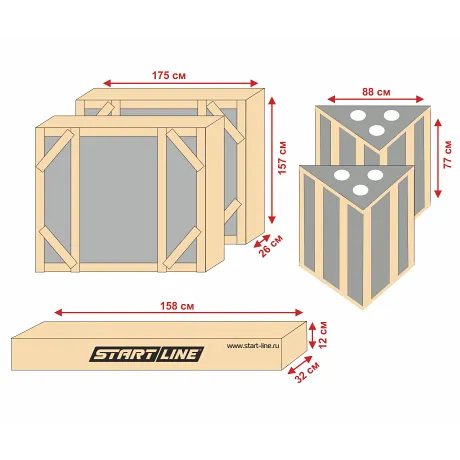 Теннисный стол Start Line City Power Outdoor - Фото 4