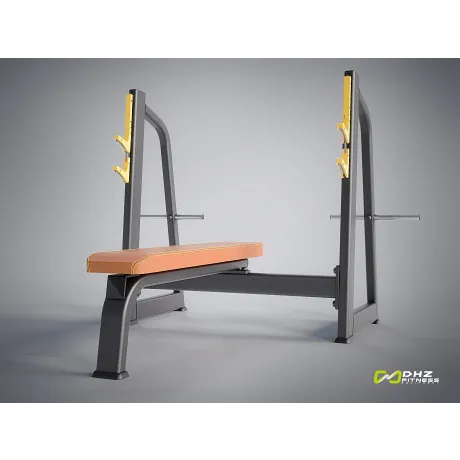 Скамья-стойка для жима штанги лежа DHZ Olympic Bench E-1043В - Фото 4