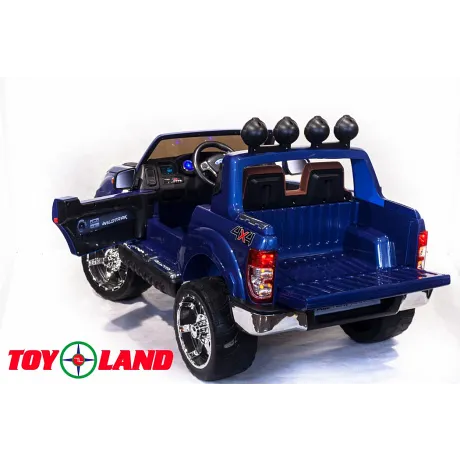 Электромобиль ToyLand Ford Ranger синий - Фото 4