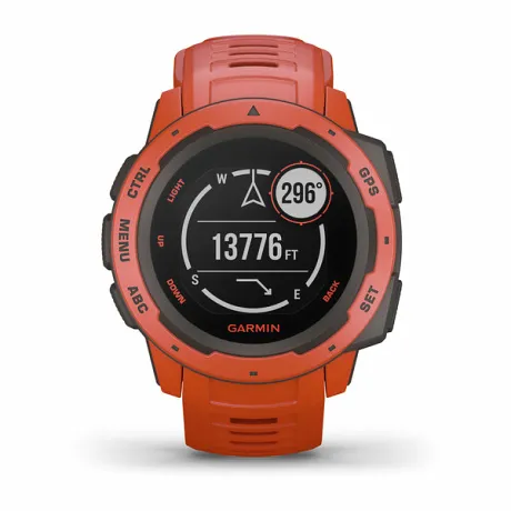 Прочные GPS-часы Garmin INSTINCT Flame Red - Фото 7