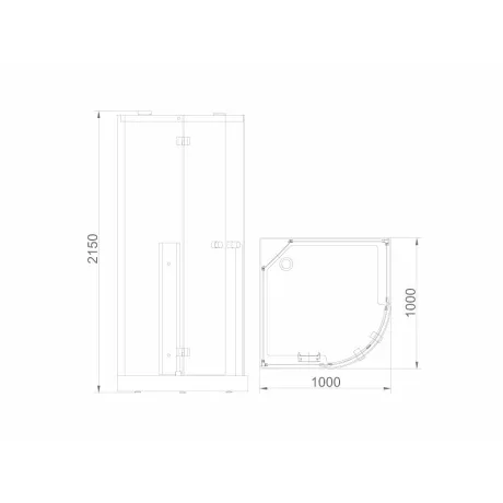 Душевая кабина Kvimol К063 - Фото 11