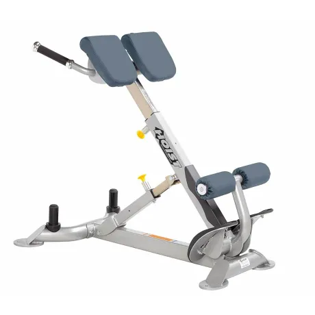 Гиперэкстензия с регулируемым углом наклона HOIST CF-3663 серебристый/темно-синий - Фото 5