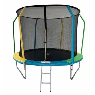 Батут 10FT 3,05м SportElite FLY фиберглас с защитной сеткой внутрь и лестницей FR-60-10FT