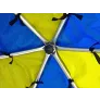 Батут Optifit Like Blue 10ft с сине-желтой крышей - Фото 3