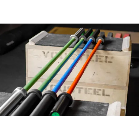 Гриф Yousteel CrossTraining Bar XF-20, GREEN - CHROME - Фото 2