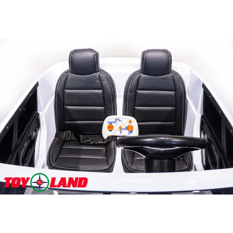 Детский электромобиль ToyLand Mercedes-Benz GLS63 AMG белый - Фото 4