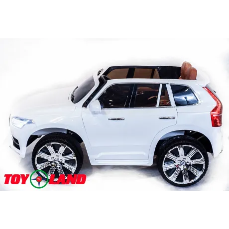 Электромобиль ToyLand Volvo XC90 белый - Фото 4