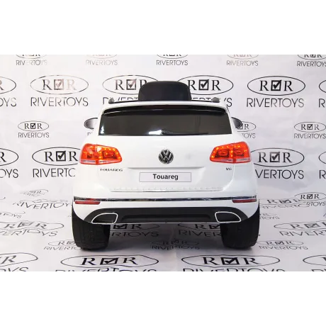 Электромобиль RiverToys VOLKSWAGEN TOUAREG White - Фото 13