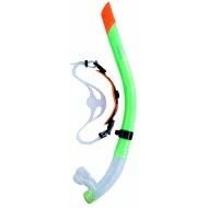 Трубка для плавания Atemi фронтальная, тренировочная р-р M/L, лайм