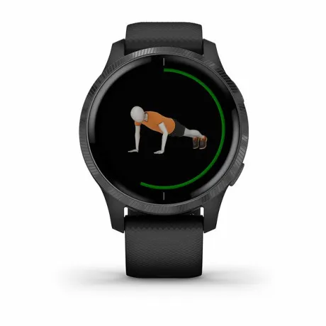 Смарт-часы с GPS Garmin VENU черные с серым безелем - Фото 2