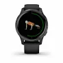 Смарт-часы с GPS Garmin VENU черные с серым безелем - Фото 2